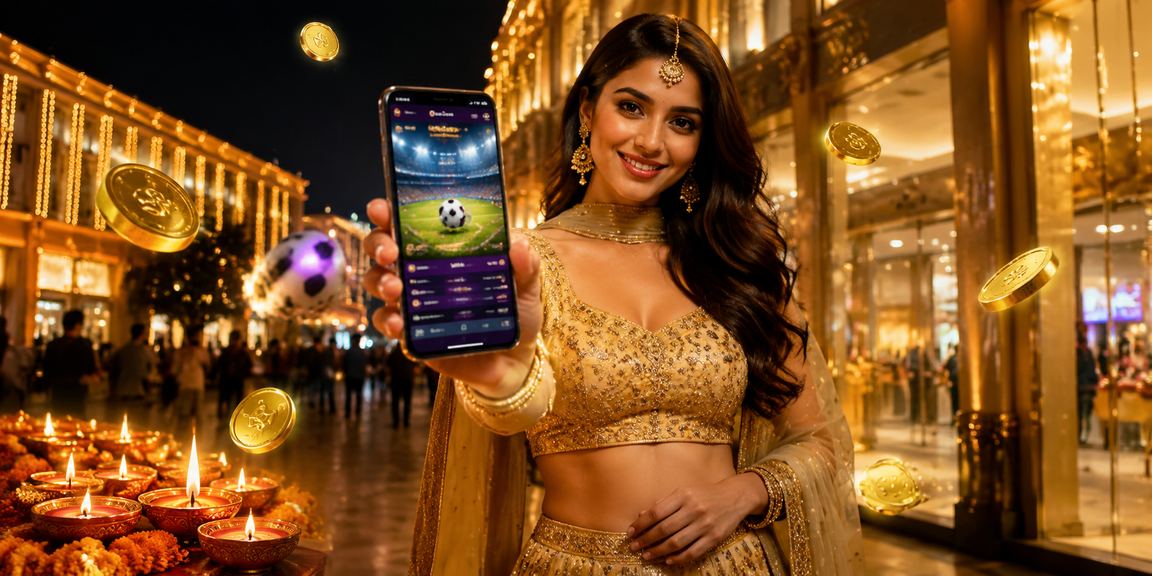Night IPL cricket match with floodlights and cheering fans